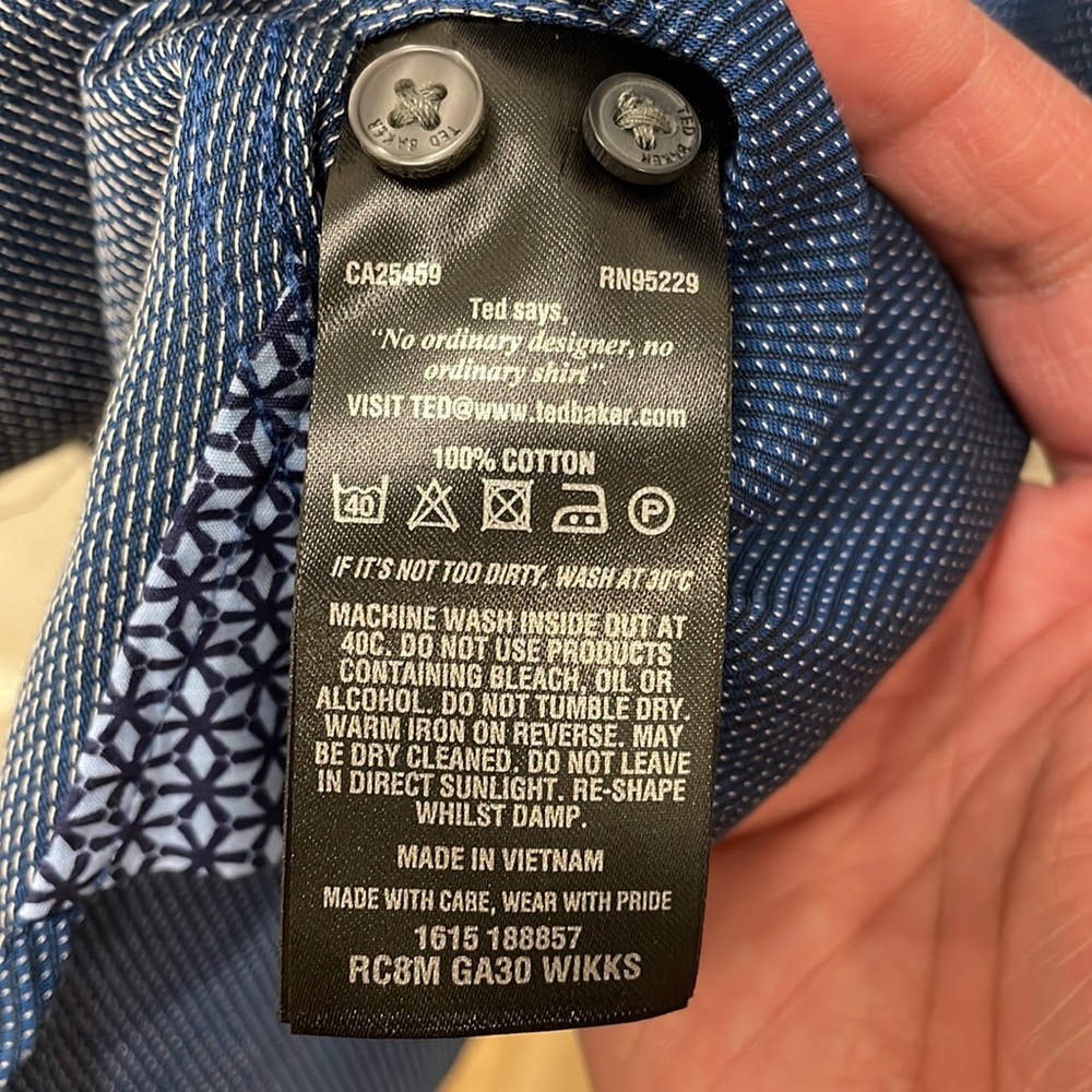 Ted Baker Navy Micro Dot Patterned Endurance Dres… - image 7